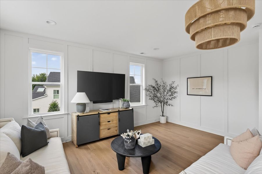 Representative furnished interior of a home built from the Laguna Sur by Classica Homes in Enclave at McKee, Charlotte (Image 51).