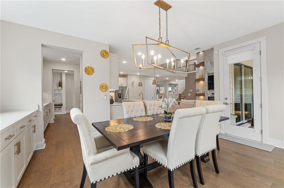 Furnished interior view inside a new home in Settingdown Farms, Cumming (Image 7).