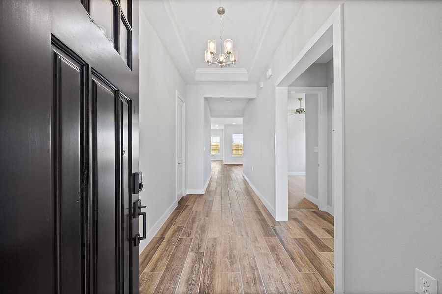 Representative unfurnished interior of a home built from the Sunflower by Caldwell Homes in The Highlands, Porter (Image 41). Representative unfurnished interior of a home built from the Sunflower by Caldwell Homes in The Highlands, Porter (Image 41).