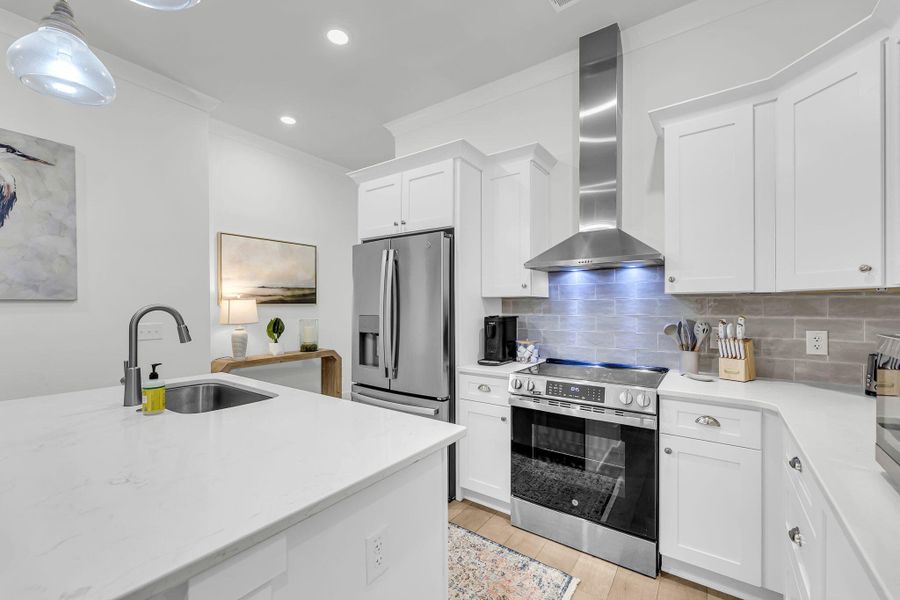 Furnished interior view inside a new home in , Johns Island (Image 9).