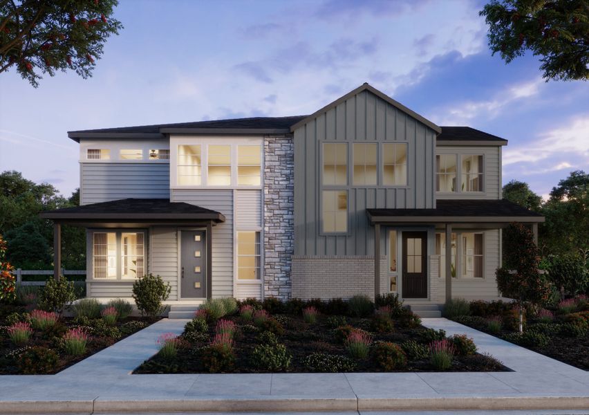 Representative exterior photo of a completed home built from the 3 by Trumark Homes in Trumark Homes at Sterling Ranch, Littleton, CO (Image 2).