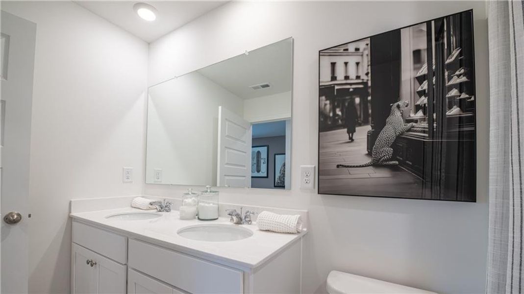 Furnished interior view inside a new home in Sherwood Manor, College Park (Image 20).