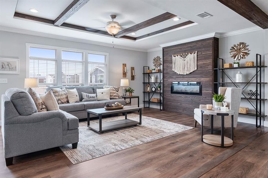 Furnished interior view inside a new home in , Kemp (Image 4).