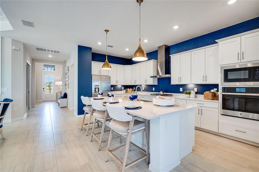 Furnished interior view inside a new home in Calusa Country Club, Lakewood Ranch (Image 15).