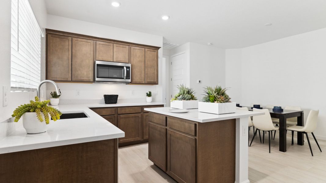 Furnished interior view inside a new home in Desert Moon Estates, Buckeye (Image 25).