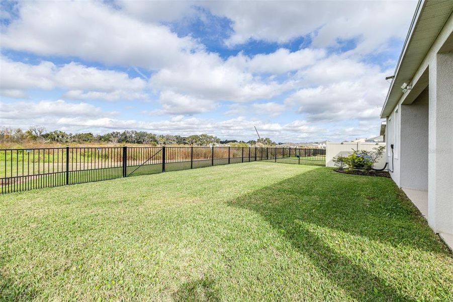 Exterior details and patio area of a home in Farm at Varrea, Plant City (Image 24).