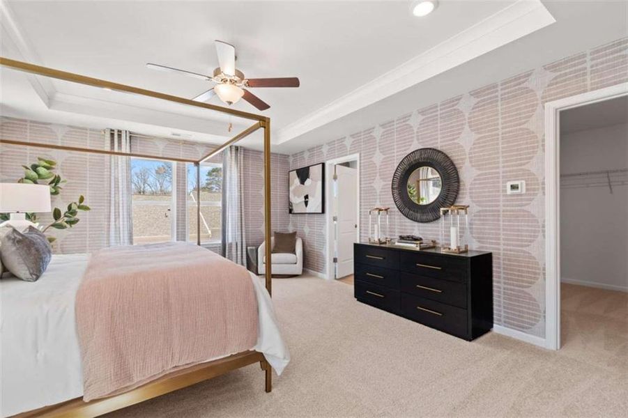 Furnished interior view inside a new home in Diamante, Stockbridge (Image 13).