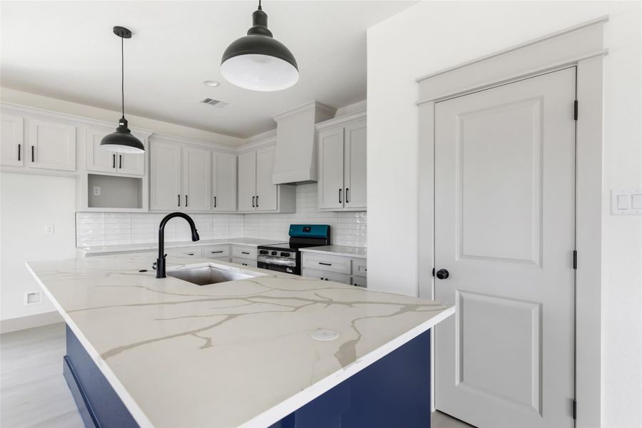 Furnished interior view inside a new home in , La Porte (Image 6).