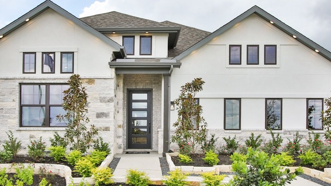 Representative exterior details of a home built from the Willow by DRB Homes in Piedmont, San Antonio (Image 4).