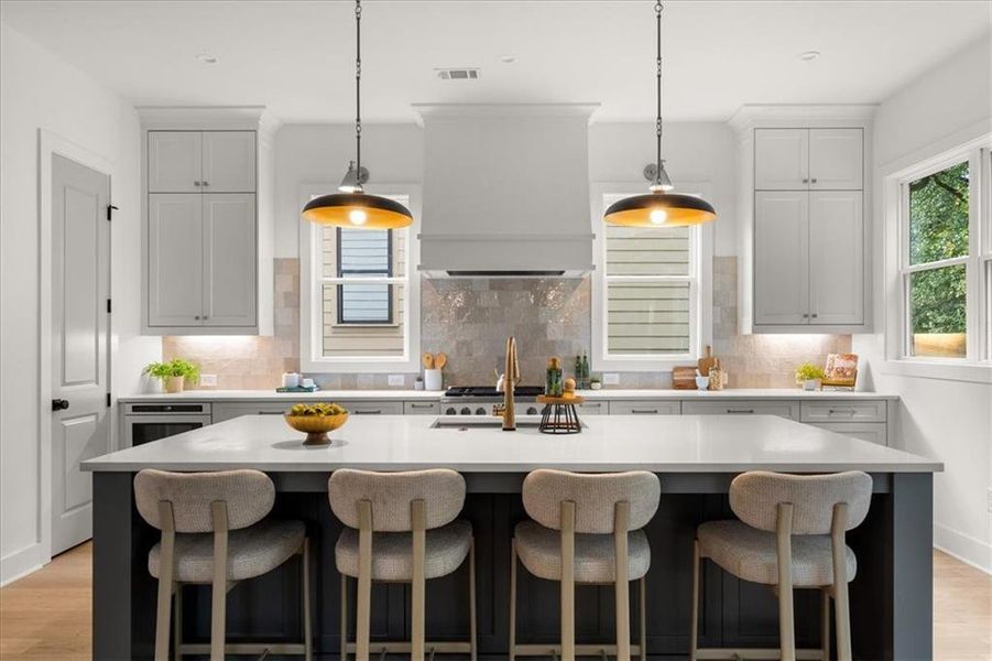 Furnished interior view inside a new home in , Atlanta (Image 22).