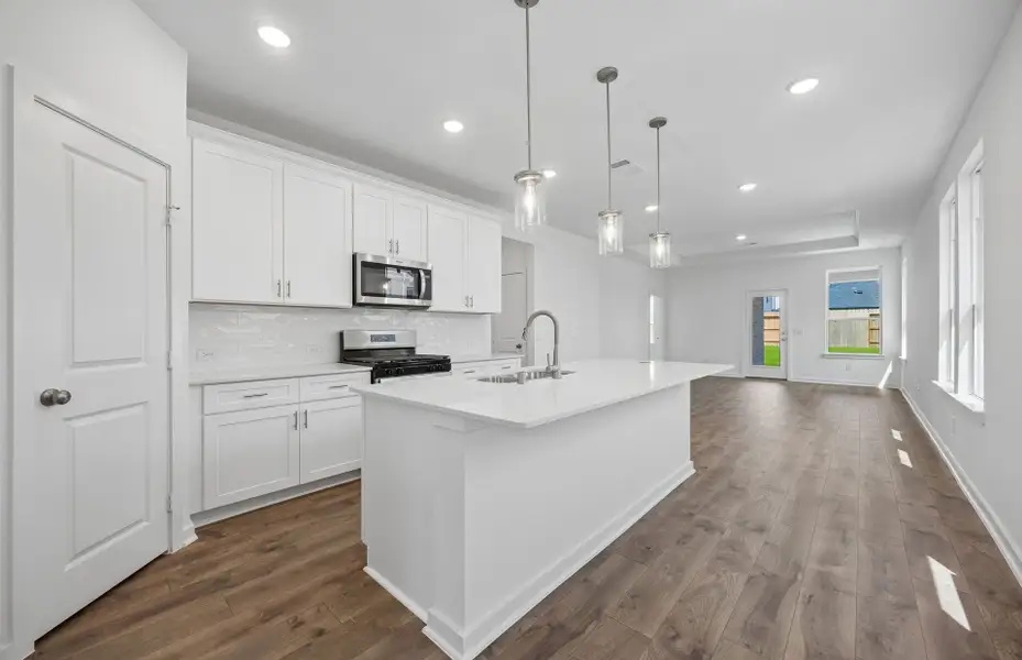 Furnished interior view inside a new home in Ryehill, Sugar Land (Image 14).