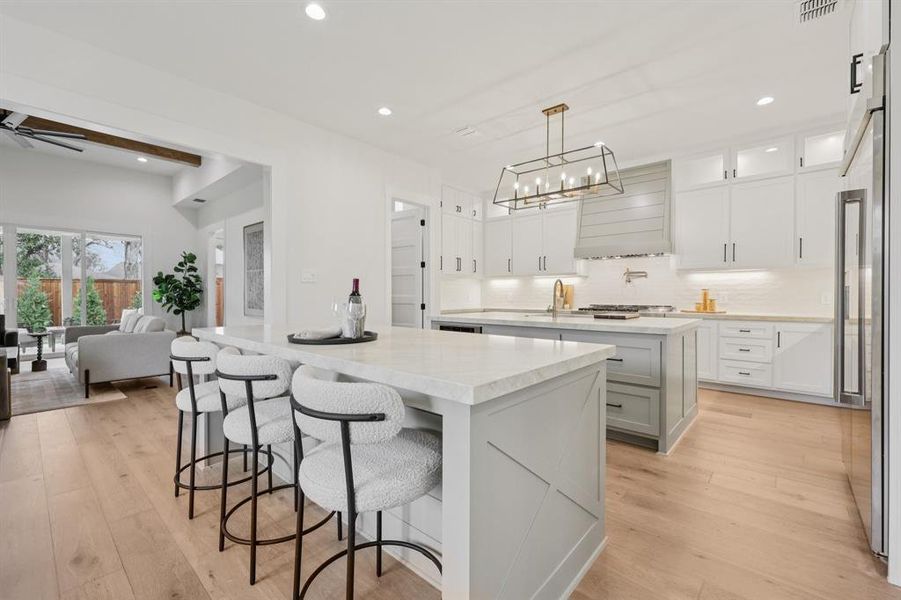 Furnished interior view inside a new home in , Dallas (Image 18).