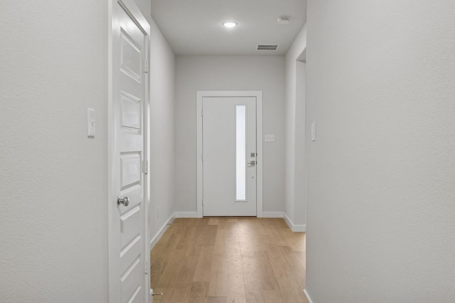 Entryway in the Heisman home plan by Trophy Signature Homes – REPRESENTATIVE PHOTO