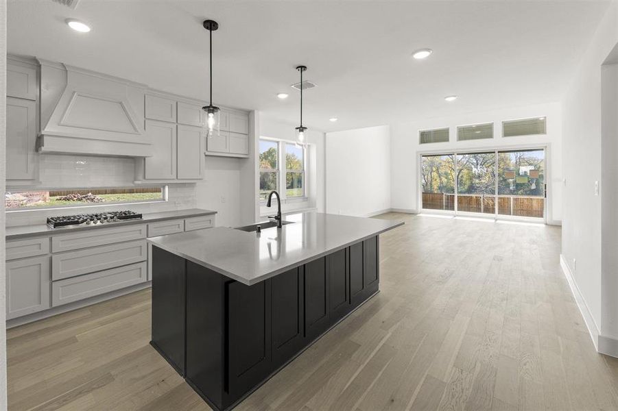 Furnished interior view inside a new home in Trails at Cottonwood Creek, Rowlett (Image 11).