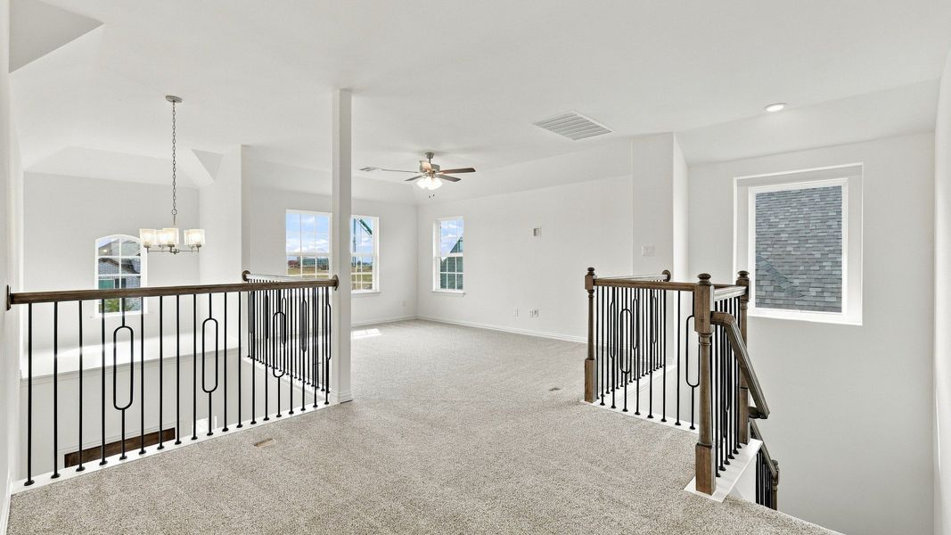 Furnished interior view inside a new home in Wildflower Ranch, Fort Worth (Image 30).