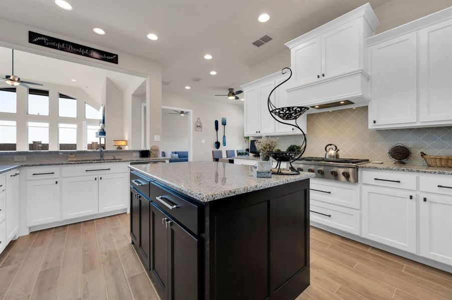 This bright and airy kitchen makes cooking a joy.