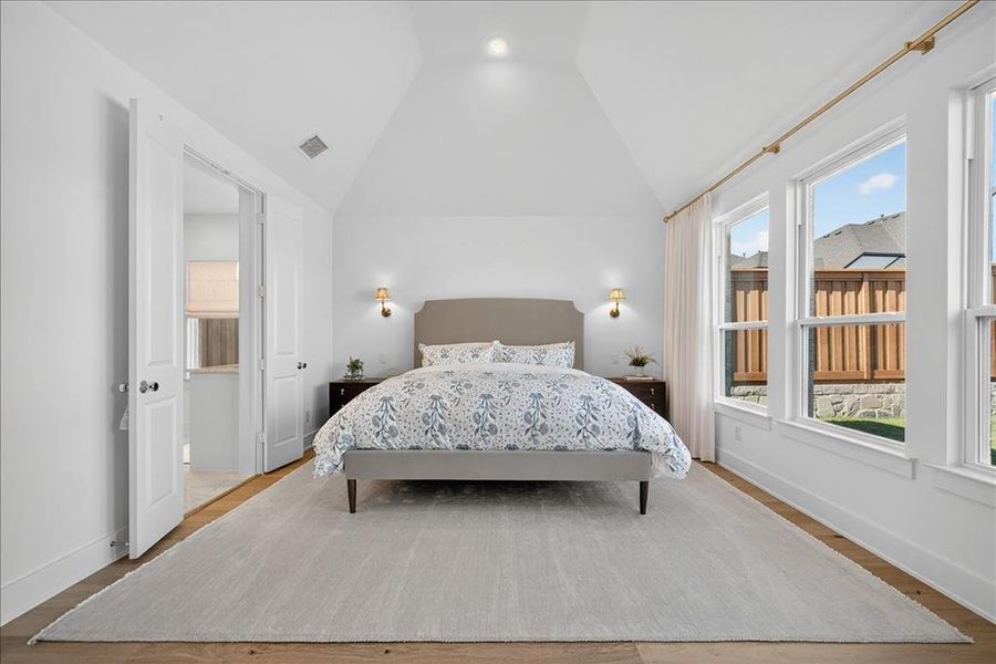 Furnished interior view inside a new home in , Frisco (Image 28).