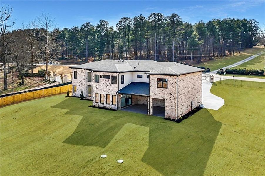 Exterior details and patio area of a home in , Dacula (Image 32). Exterior details and patio area of a home in , Dacula (Image 32).
