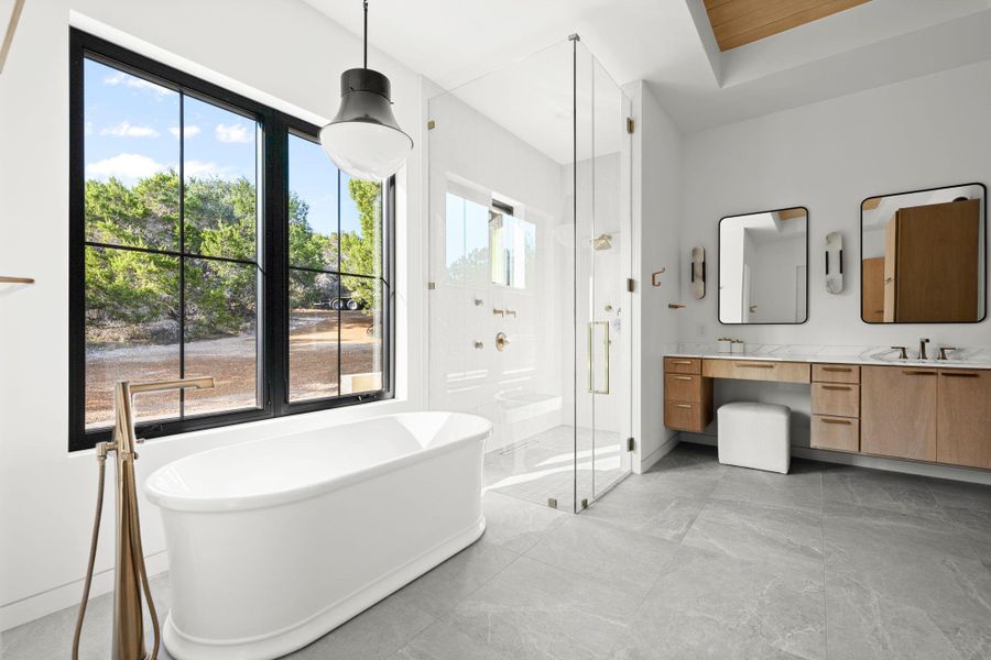 Furnished interior view inside a new home in , Spicewood (Image 4).