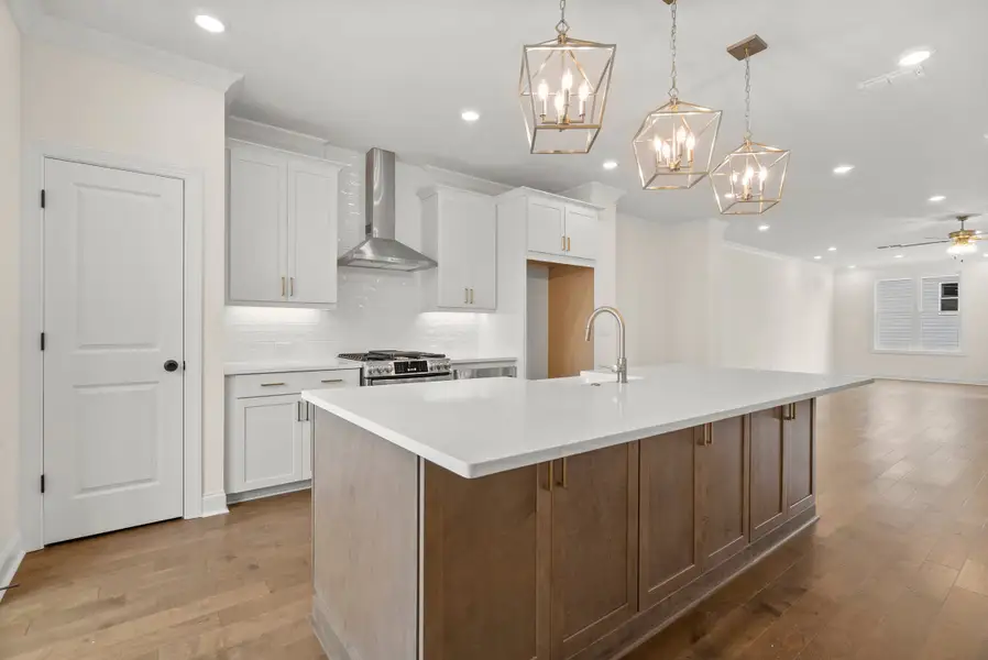 Representative furnished interior of a home built from the The Grayson II by The Providence Group in Townes 333, Peachtree Corners (Image 9).