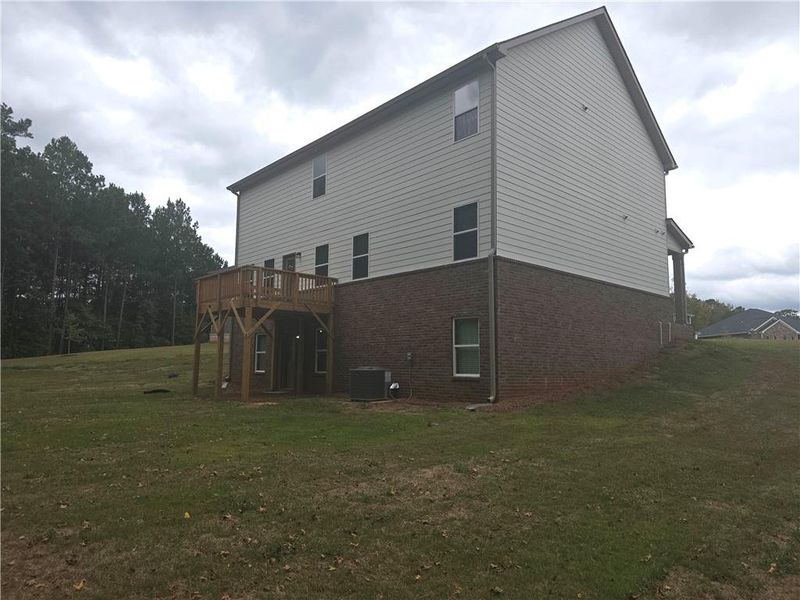 Exterior details and patio area of a home in Southern Hills, McDonough (Image 3).