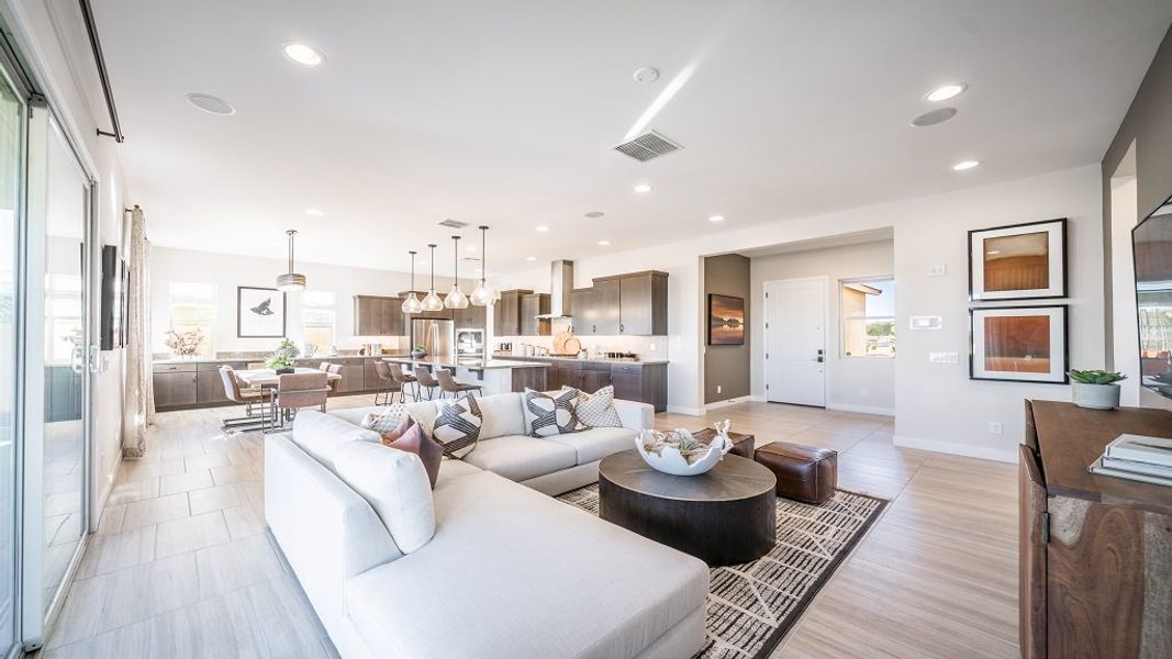 Furnished interior view inside a new home in Estrella, Goodyear (Image 13).