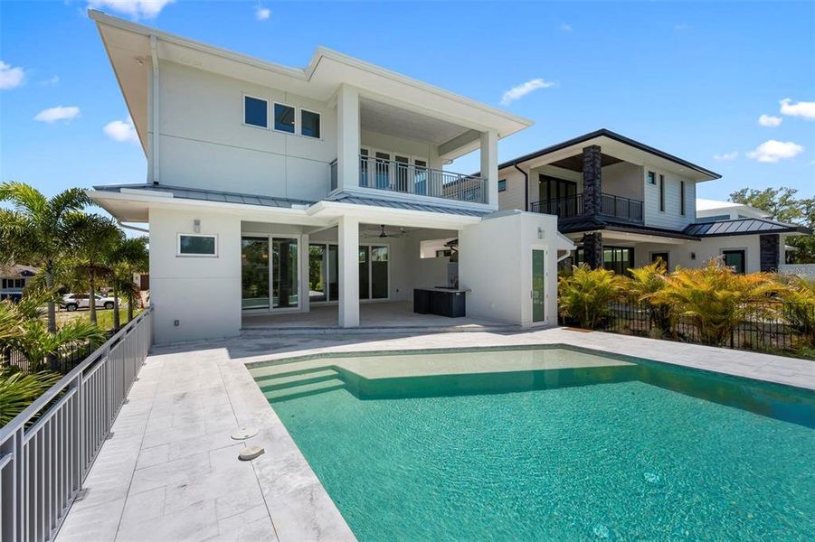 Exterior details and patio area of a home in , Sarasota (Image 31).