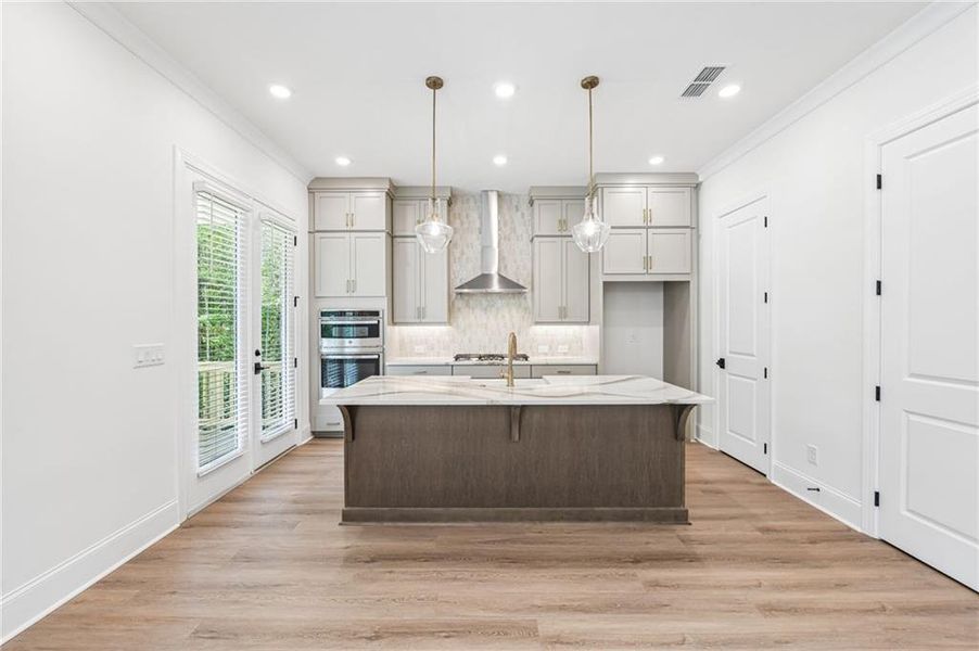 Furnished interior view inside a new home in Waterhaven, Cumming (Image 10).