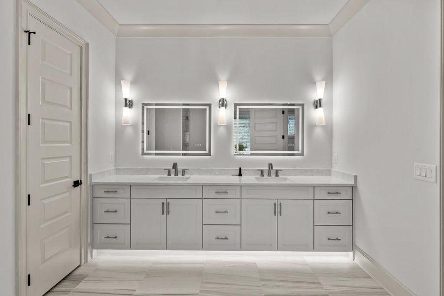 Furnished interior view inside a new home in , Braselton (Image 18).