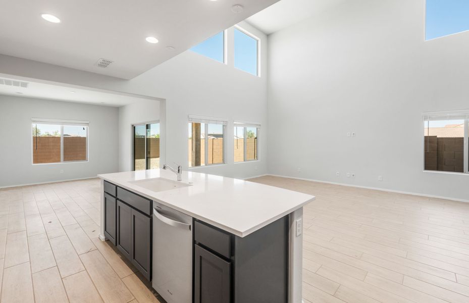 Furnished interior view inside a new home in Parkside at Anthem at Merrill Ranch, Florence (Image 13).