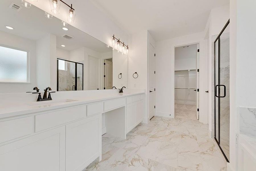 Furnished interior view inside a new home in Tavolo Park, Fort Worth (Image 11).