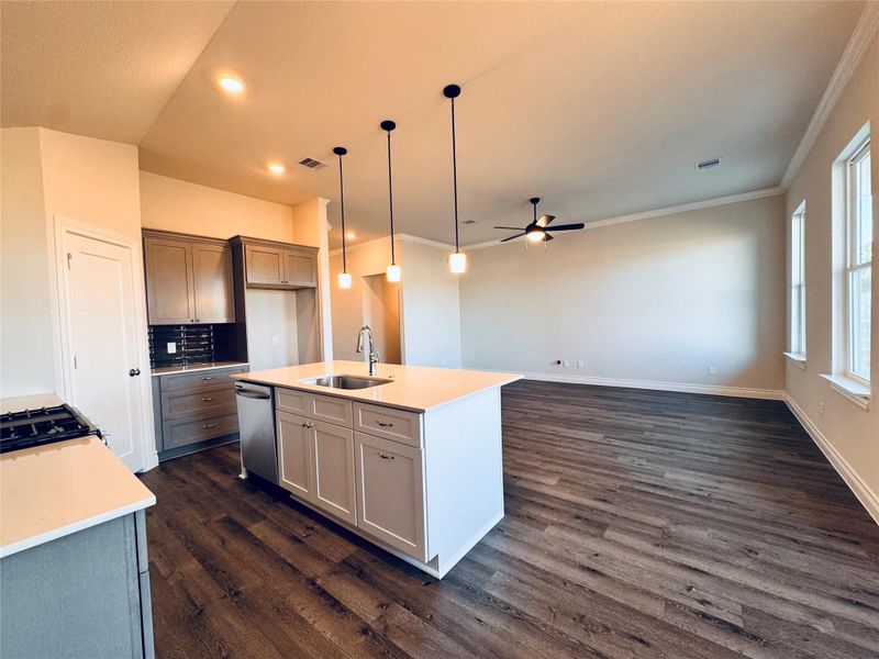 Furnished interior view inside a new home in Grand Oaks Reserve, Cleveland (Image 10). Furnished interior view inside a new home in Grand Oaks Reserve, Cleveland (Image 10).
