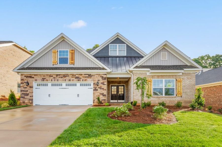 Representative exterior photo of a completed home built from the Somerset by Keystone Homes NC in Weybridge, Burlington, NC (Image 25). Representative exterior photo of a completed home built from the Somerset by Keystone Homes NC in Weybridge, Burlington, NC (Image 25).
