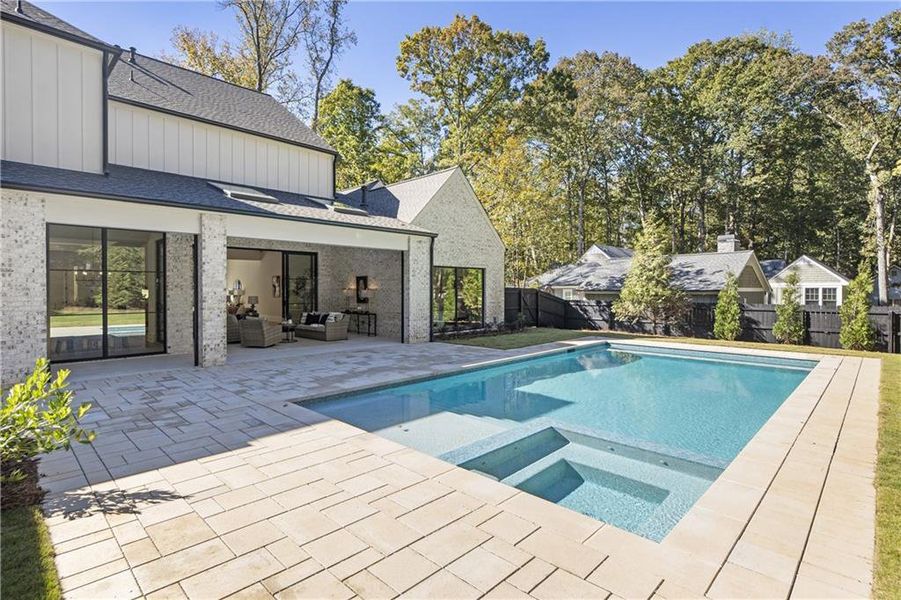 Exterior details and patio area of a home in , Alpharetta (Image 43).