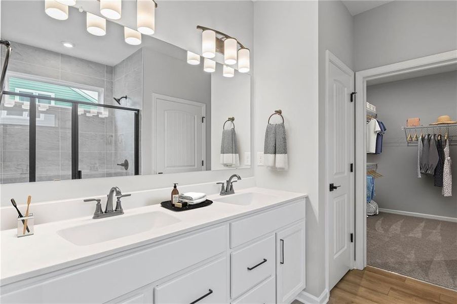 Furnished interior view inside a new home in Laurel Farms, Dallas (Image 4). Furnished interior view inside a new home in Laurel Farms, Dallas (Image 4).