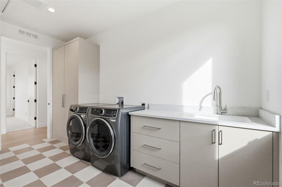 Furnished interior view inside a new home in , Denver (Image 34).