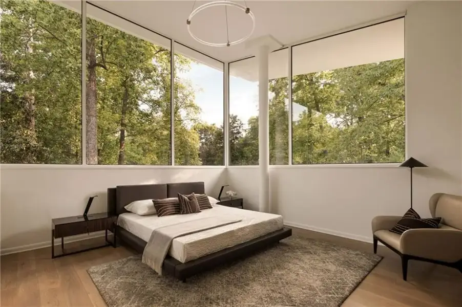 Furnished interior view inside a new home in , Atlanta (Image 13).