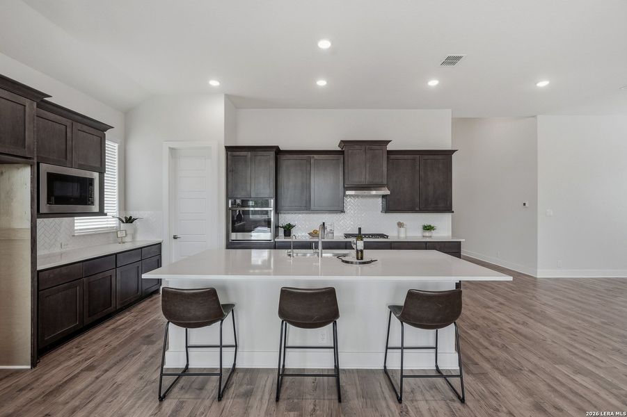 Furnished interior view inside a new home in Esperanza 50's, Boerne (Image 18).