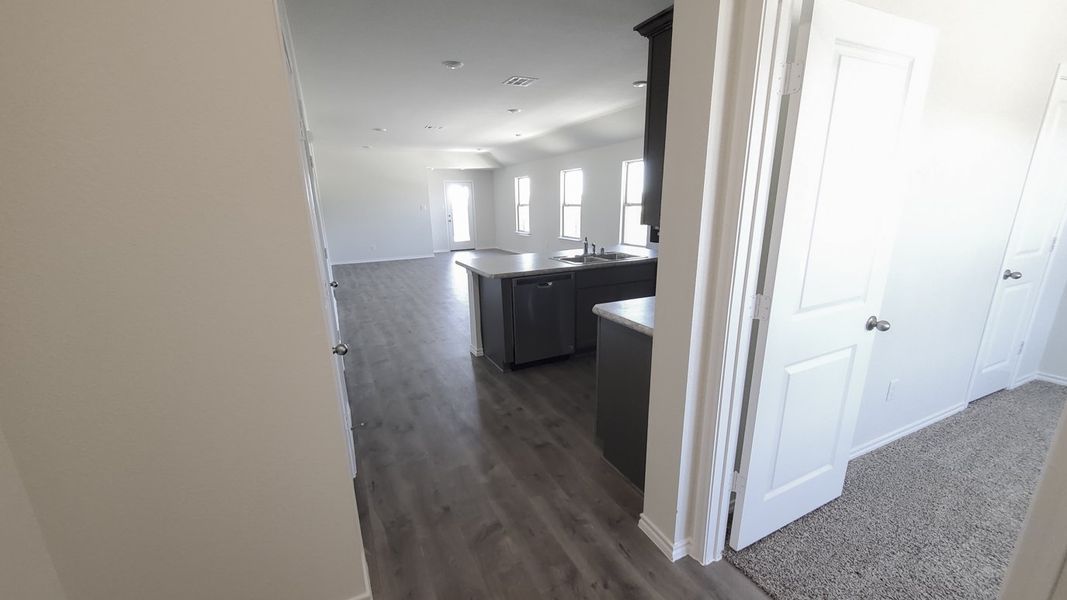 Representative unfurnished interior of a home built from the X40S Seabrook by D.R. Horton in Valor Farms, Royse City (Image 15).
