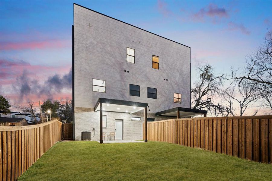 Exterior details and patio area of a home in , Dallas (Image 26).