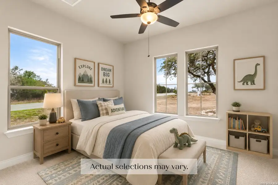 Furnished interior view inside a new home in , New Braunfels (Image 12).