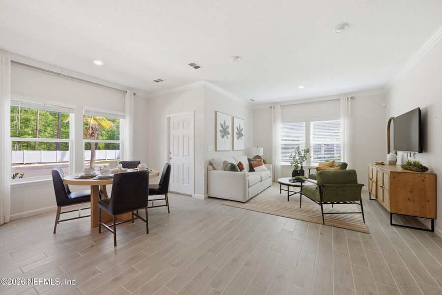 Furnished interior view inside a new home in , Middleburg (Image 5).