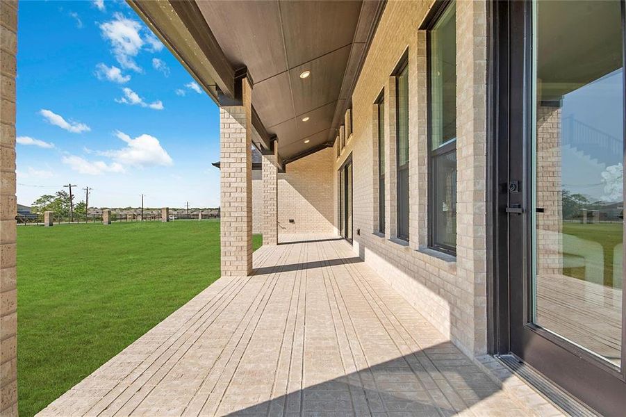 Exterior details and patio area of a home in , McKinney (Image 3). Exterior details and patio area of a home in , McKinney (Image 3).