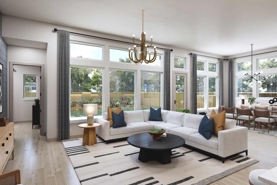 The Capron - Family Room