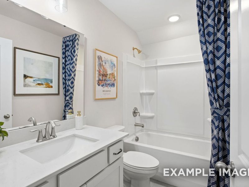 Furnished interior view inside a new home in Addison West, Holly Springs (Image 16).