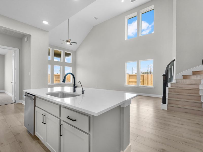 Furnished interior view inside a new home in Pecan Ridge, Fulshear (Image 6).