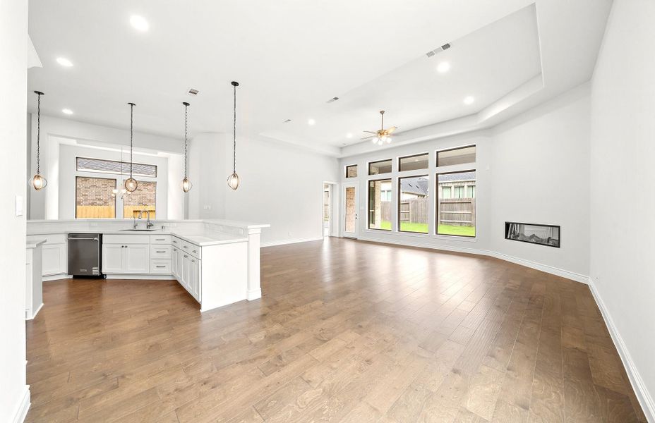 Furnished interior view inside a new home in Audubon 60', Magnolia (Image 13). Furnished interior view inside a new home in Audubon 60', Magnolia (Image 13).