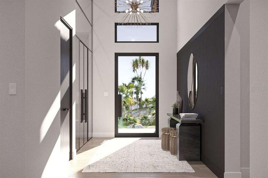 Furnished interior view inside a new home in , Tampa (Image 11). Furnished interior view inside a new home in , Tampa (Image 11).