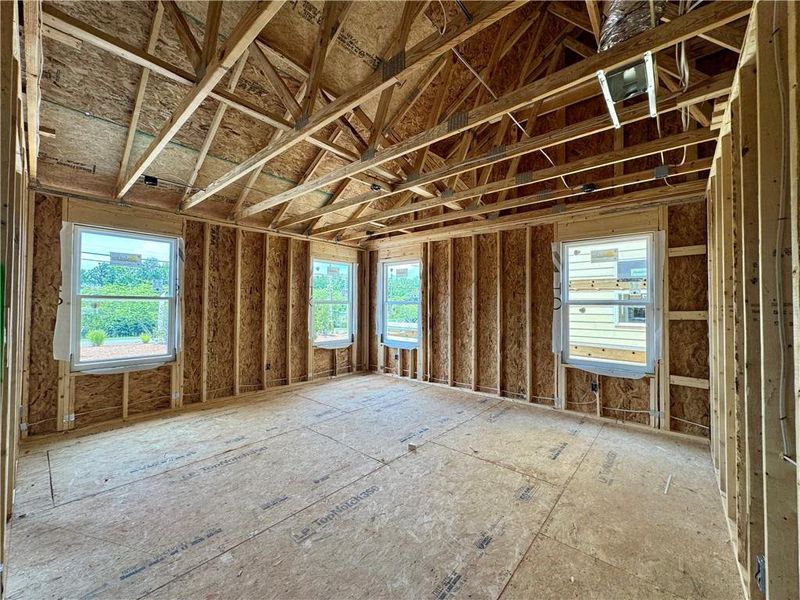 In-progress construction of a new home in Eastlyn Crossing, Flowery Branch, GA (Image 11). In-progress construction of a new home in Eastlyn Crossing, Flowery Branch, GA (Image 11).