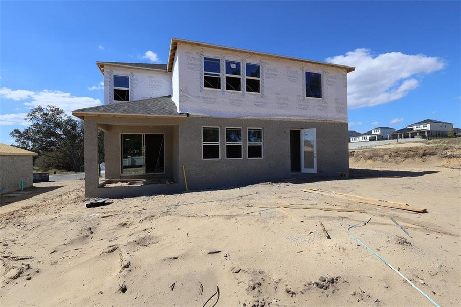 In-progress construction of a new home in Wolf Lake Ranch, Apopka, FL (Image 7).